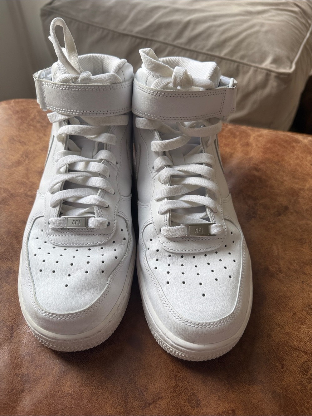 Nike Air Force 1 ’07 Mid Triple White women’s 10